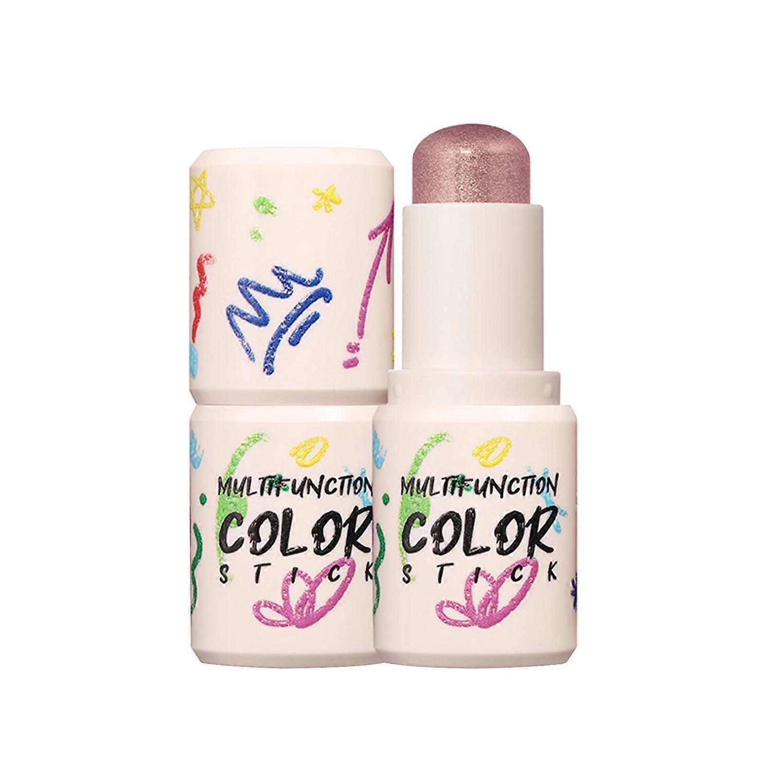 Portable Multifunctional Facial Beauty High Brightness Makeup Stick Lazy High Gloss Stick Highlighter WU604
