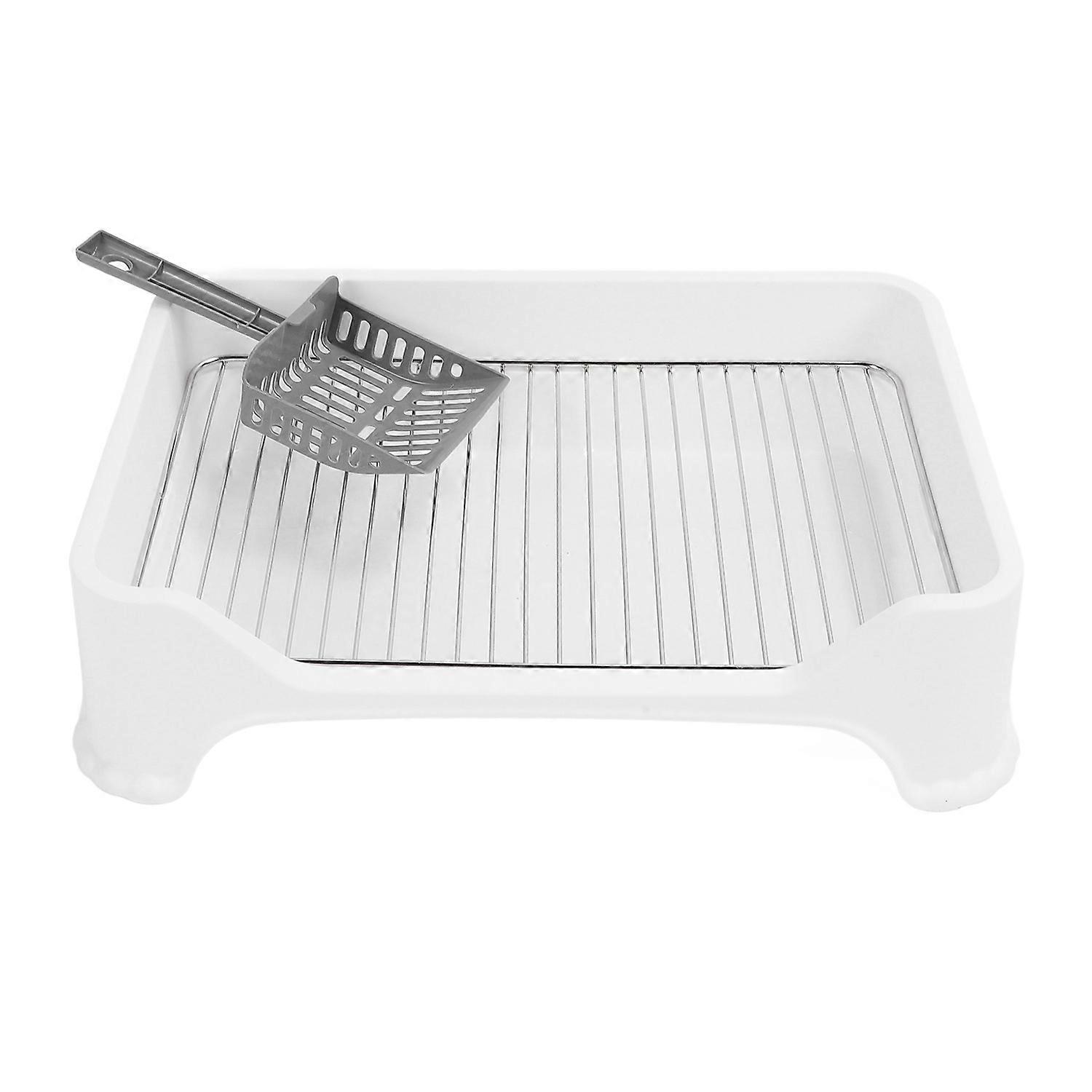 Dog Potty Tray Stainless Steel Removable Washable Stable Structure Pet Toilet Training Pee Pad Tray