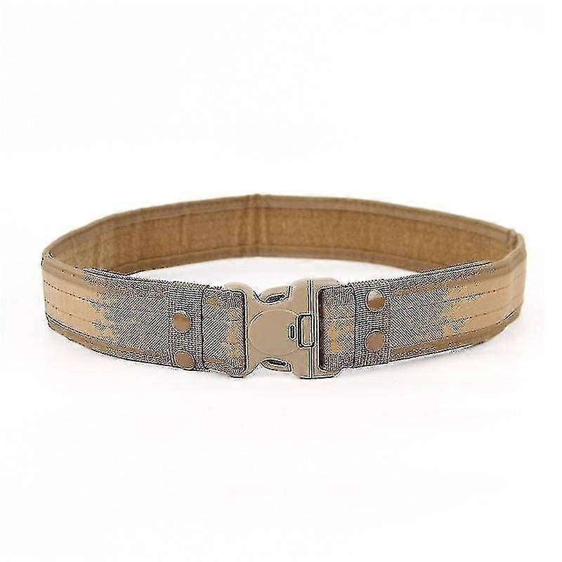 Arméstil Stridsbälten Snabbfrigörande Taktiskt Bälte Mode Herr Militär Canvas Midjeband Utomhus Jakt