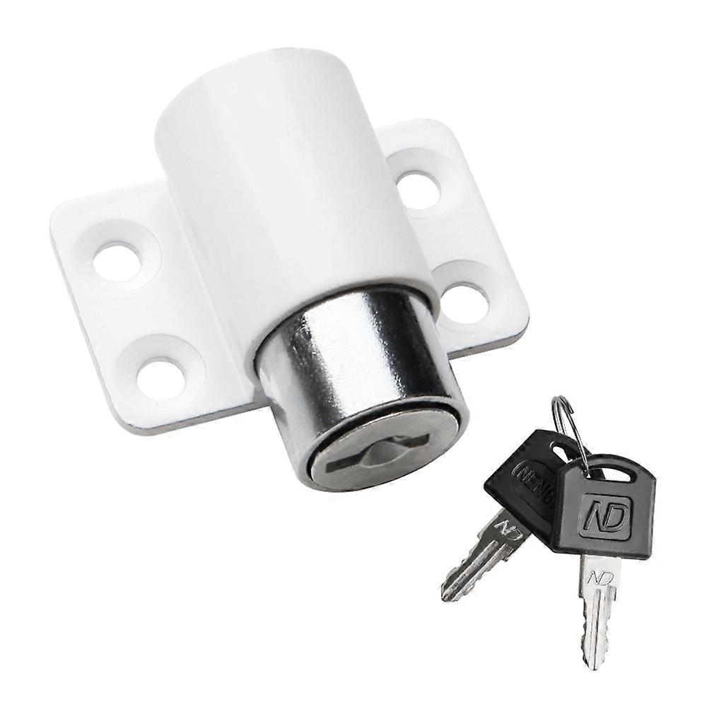 Limiter Safety Lock Window Bars Safety Limit Sliding Door Stop Anti Slip Security Lock-White