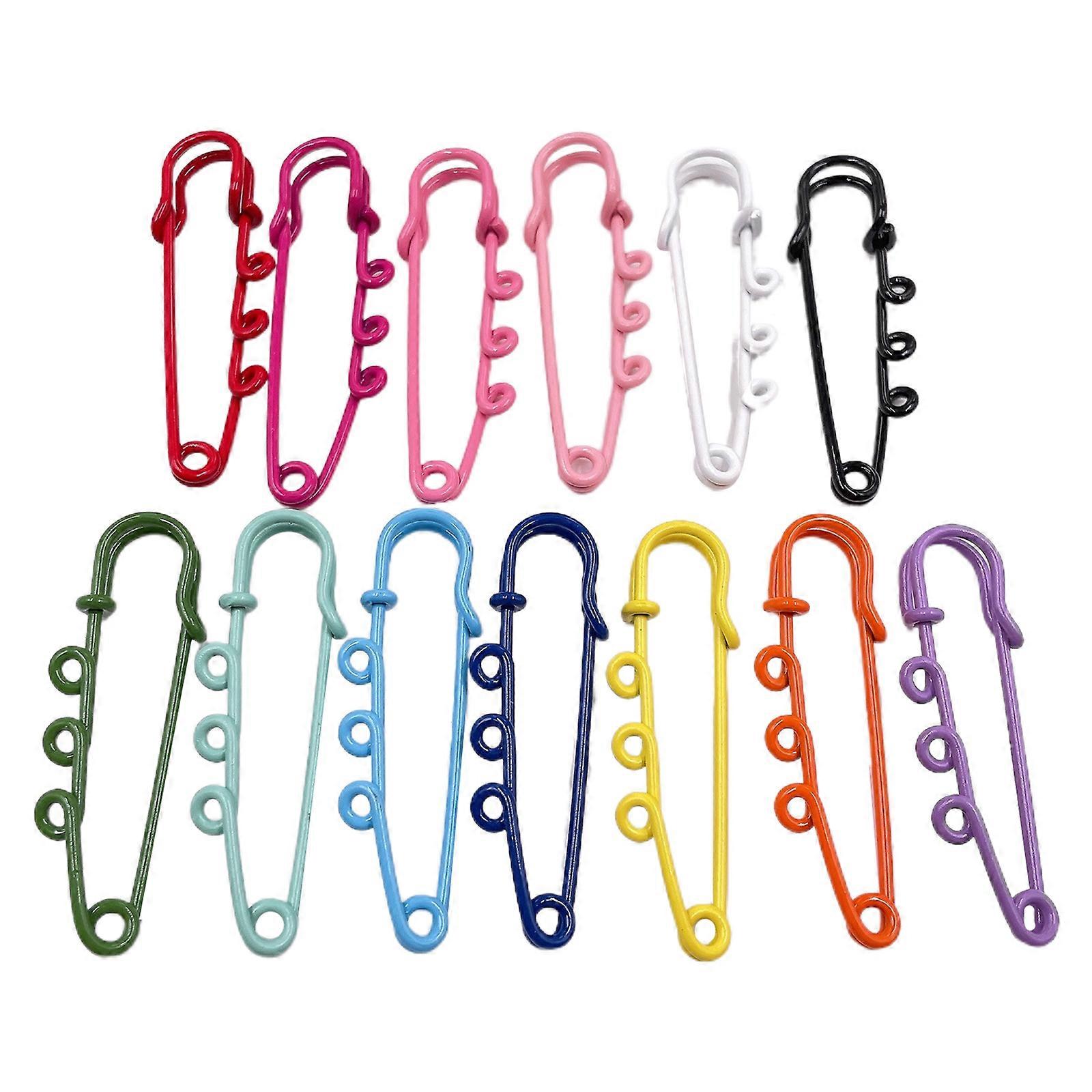 女性用ブローチピン12個セットヒジャブスカーフジュエリー作り用品服アクセサリーファッショナブルなラペルピン飾り6cm