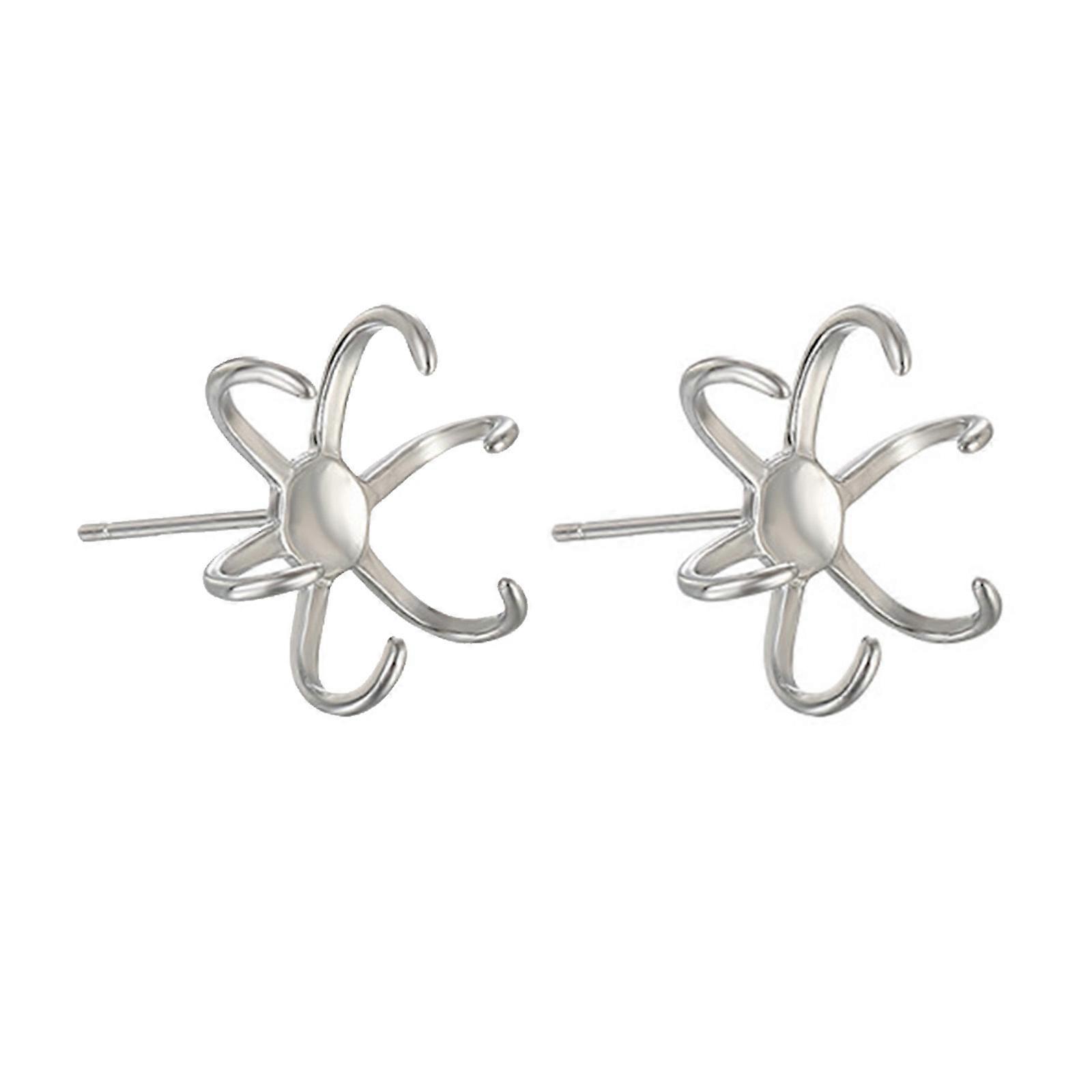 Blank Stud Earring Claw Ear Post Pins Cup Base Earrings Setting DIY Jewelry Making Perfect Gift for Jewelry Enthusiasts  L