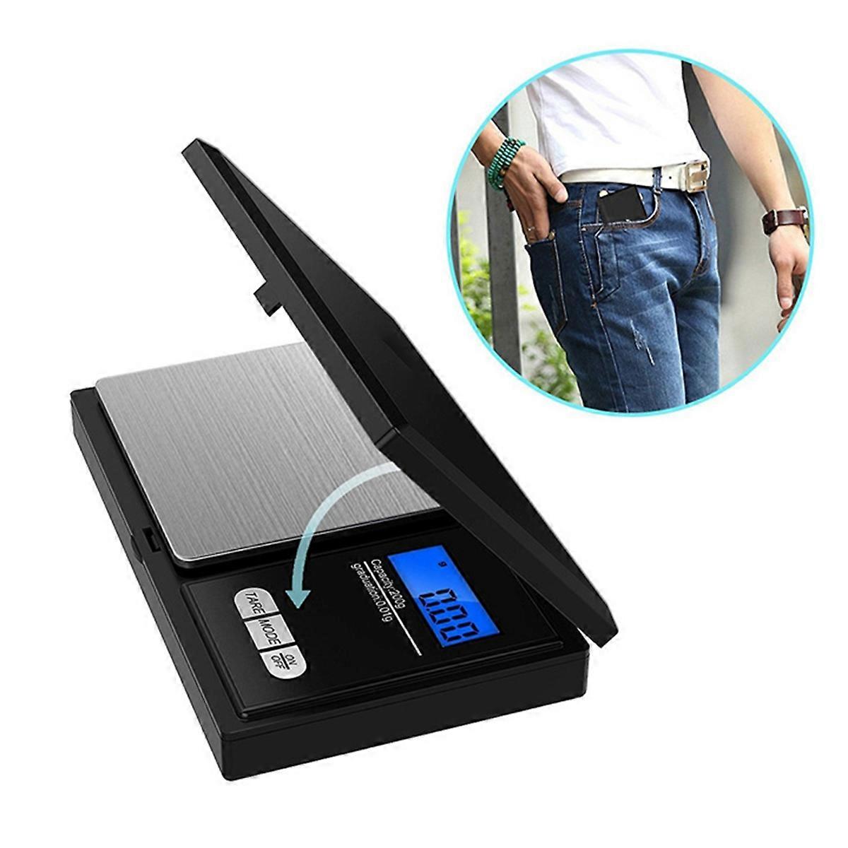 Electronic Scale Jewelry Pocket Scale with LCD Display(200g/0.01g)