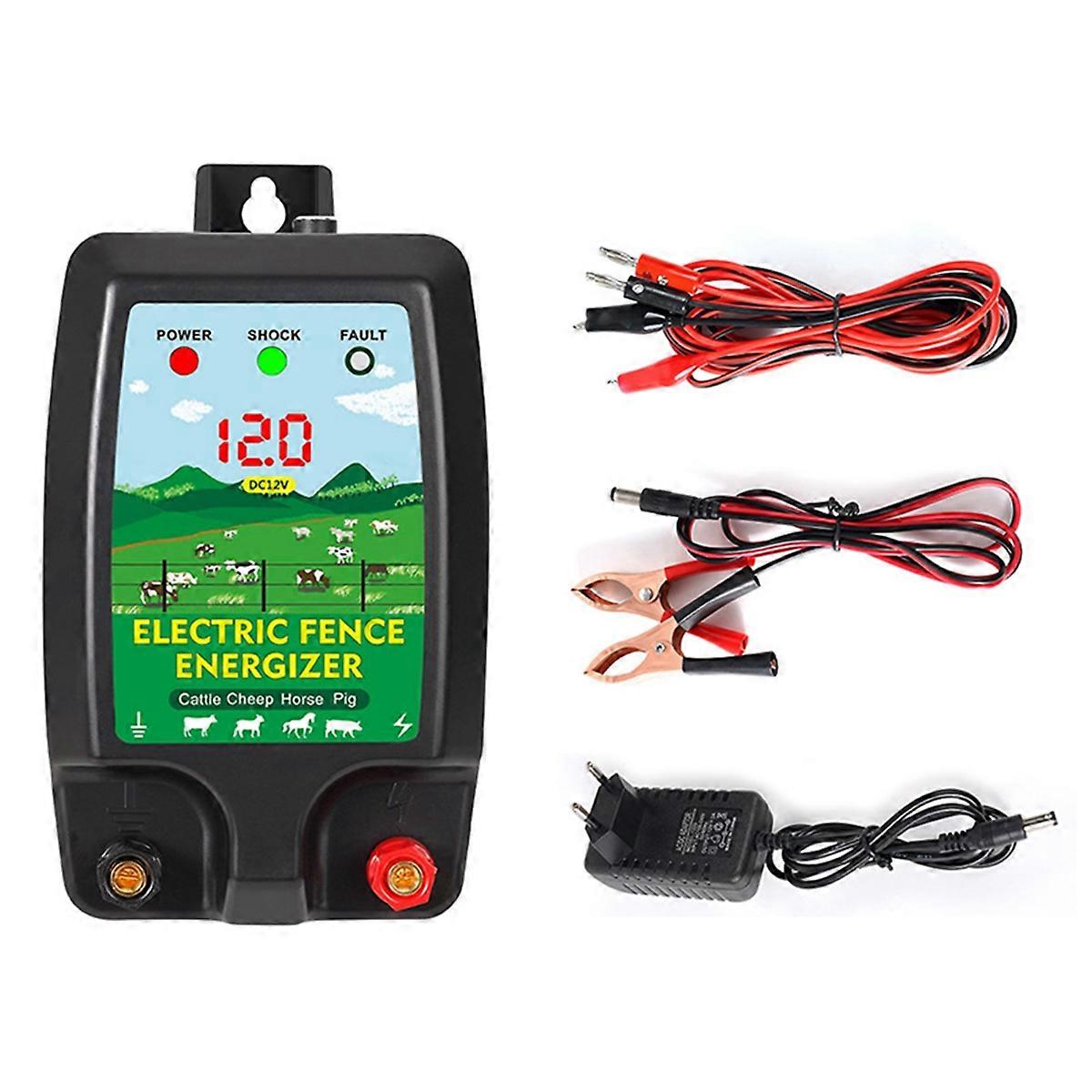 Electronic Fence Charger for Sheep Cattle EU Plug