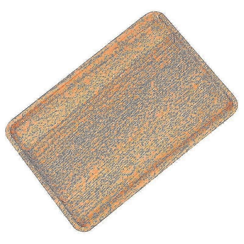 30X20cm Serving Trays 1pc Creative Rectangular Wooden Tray Rectangular Handles Tray Bread