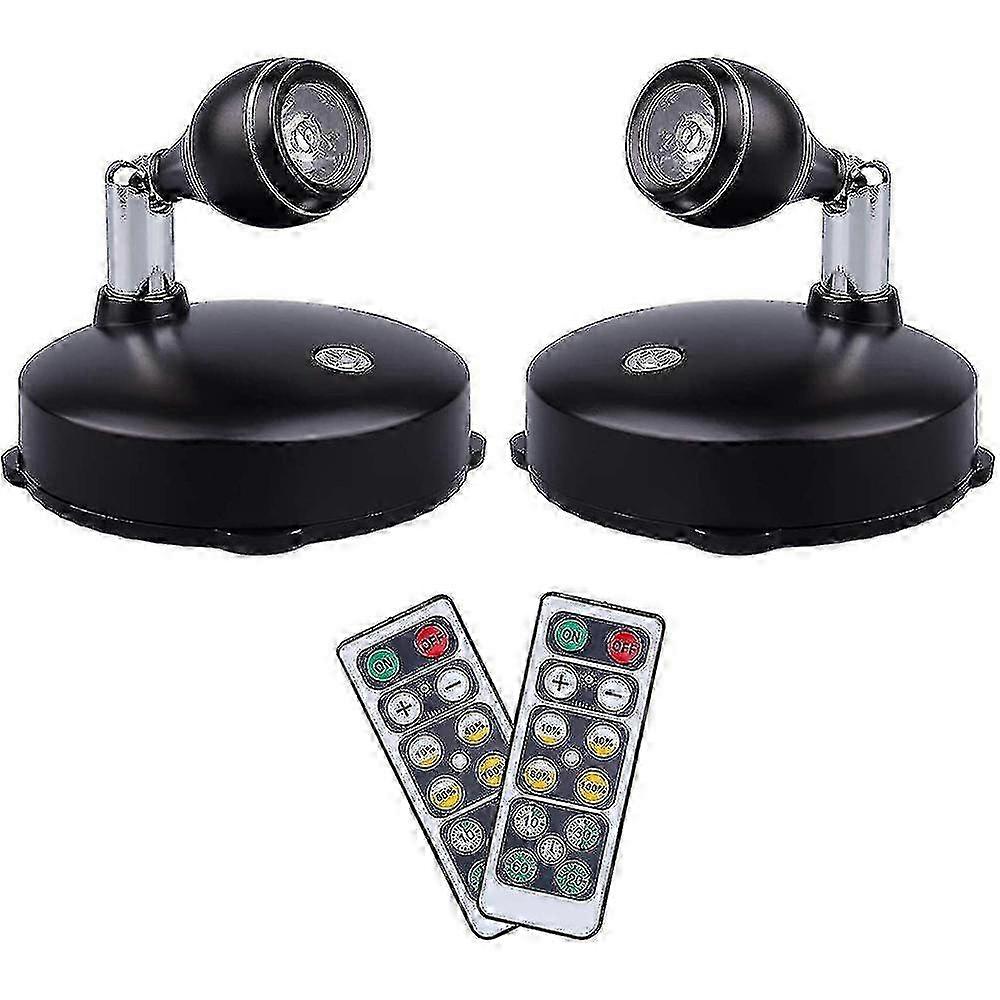 זרקור אלחוטי מקורה המופעל על ידי סוללה LED אמנות אור לציורים