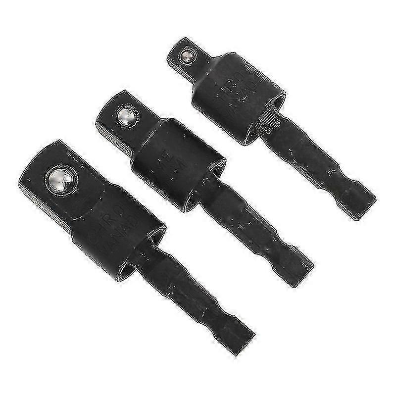 5.8X1.5cm Black Wrenches 1 Set Rotatable Universal Joint Swivel Socket Set Socket To Drill Adapter