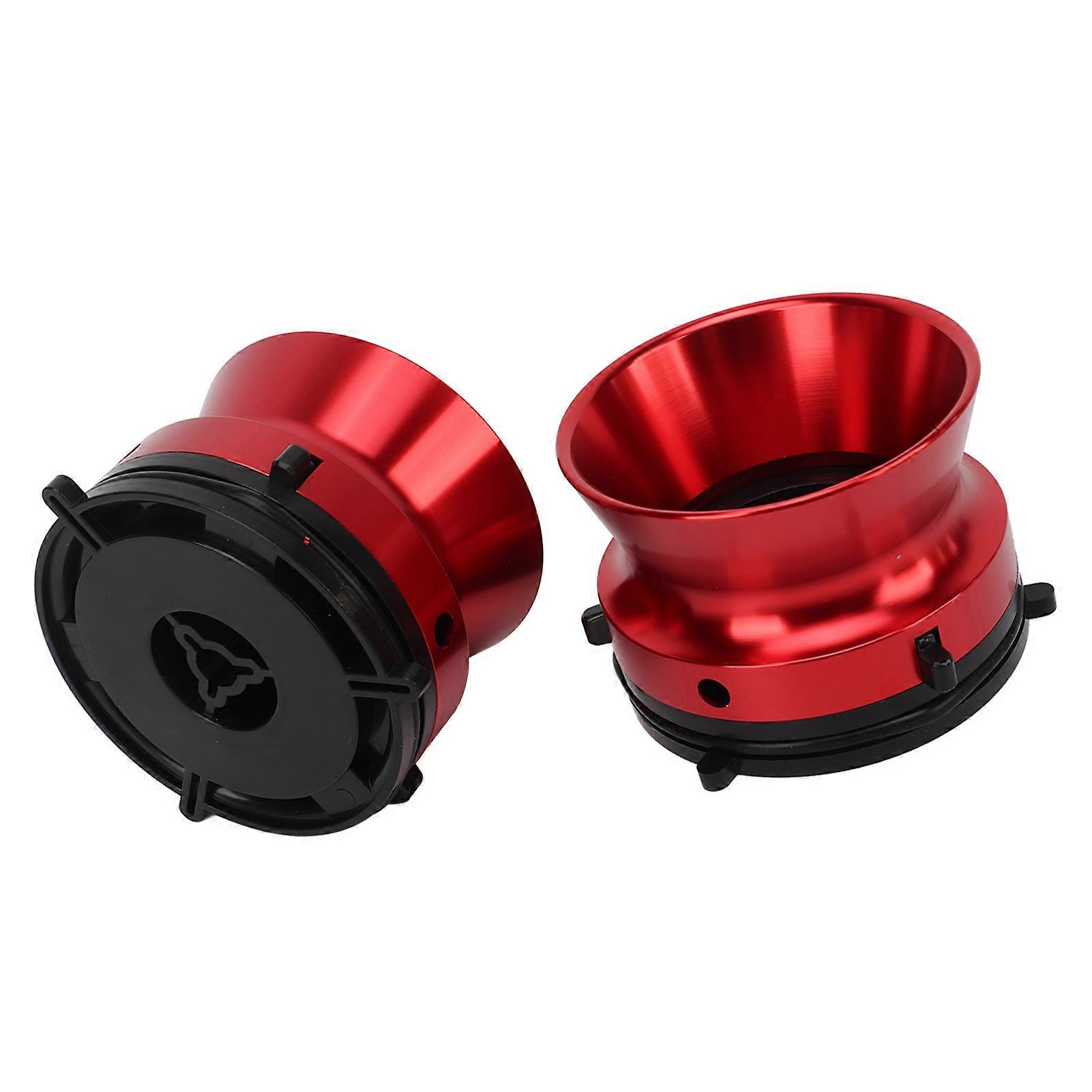 1 Pair Nab Hub Adapter Polished Aluminium Alloy 10in Opener Universal Loading Device Red 