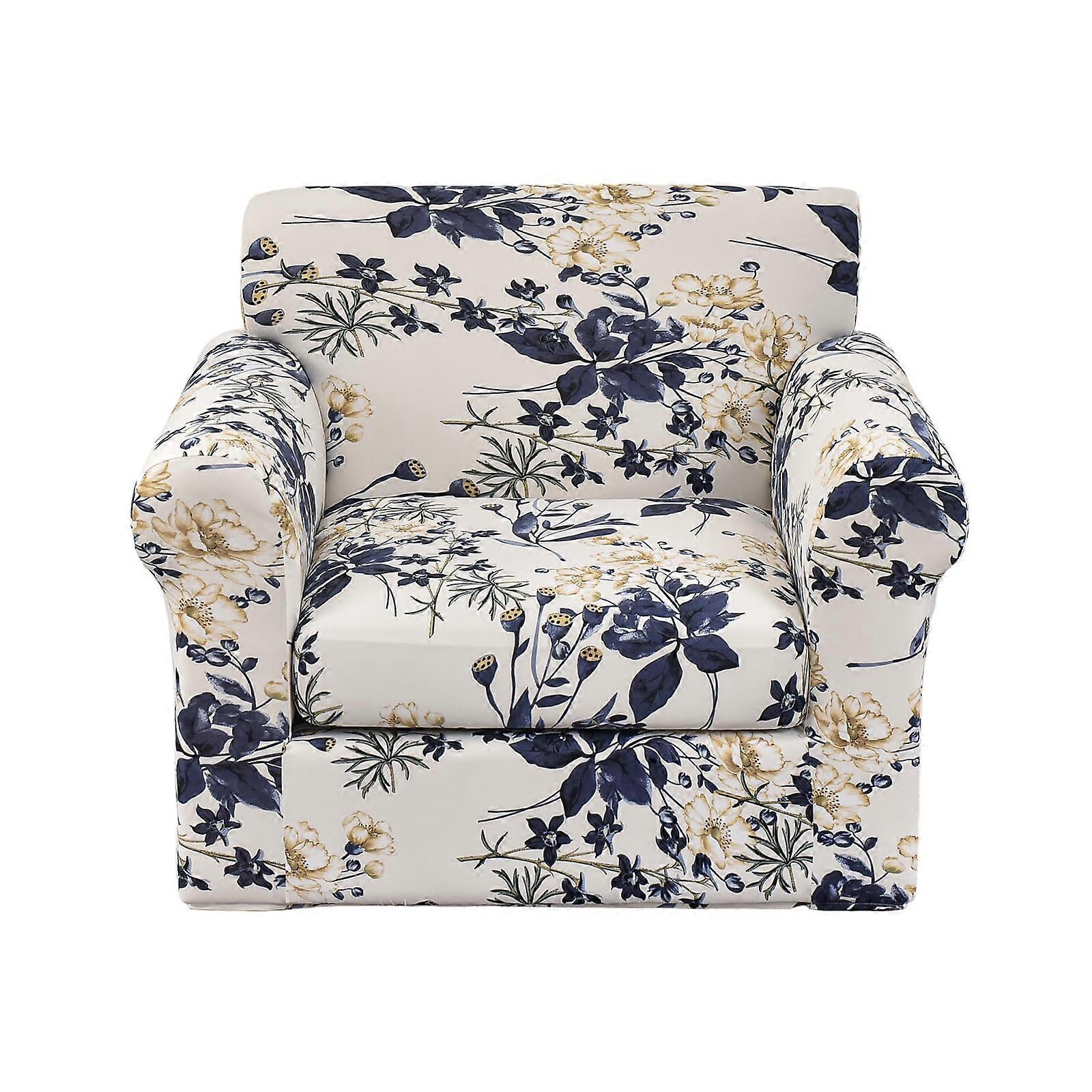 2 Piece Chair Covers Washable Sofa Slipcover Elastic Furniture Protector Small Size 27 Printed Design