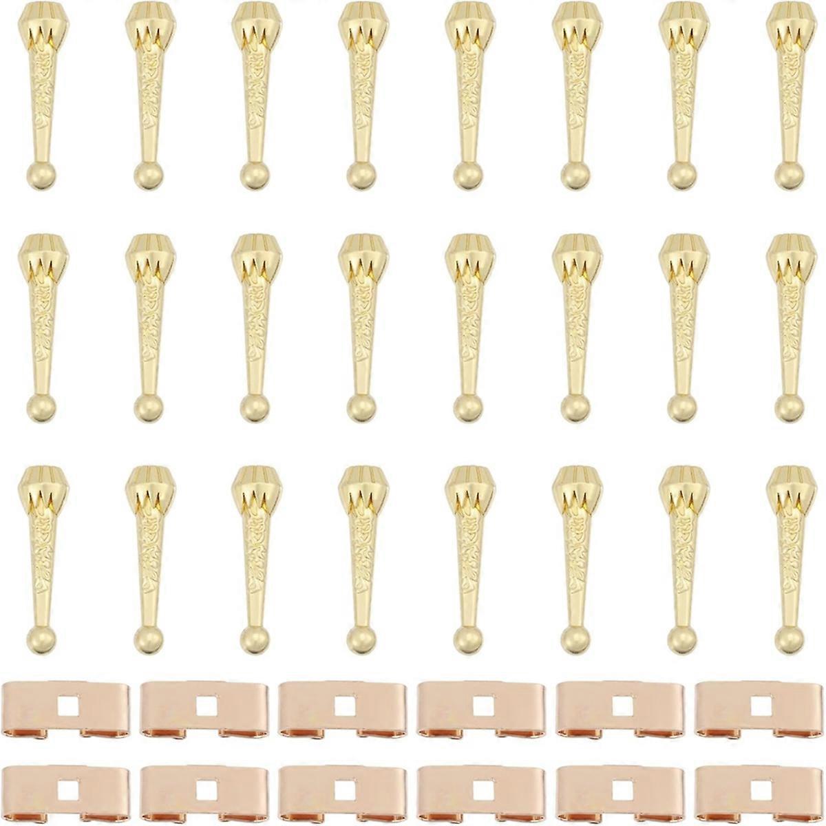36pcs Bolo Tie Findings Kit for Bolo Tie Making B