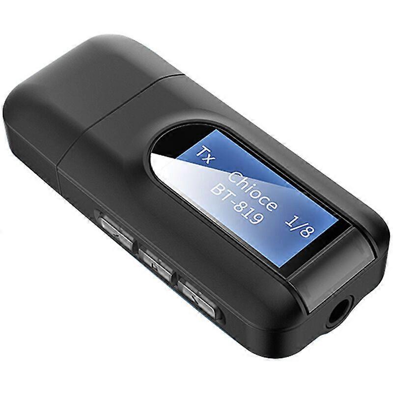 visual screen USB Bluetooth 5.0 transmitter and receiver combo TV computer audio Bluetooth adapter Model: T11