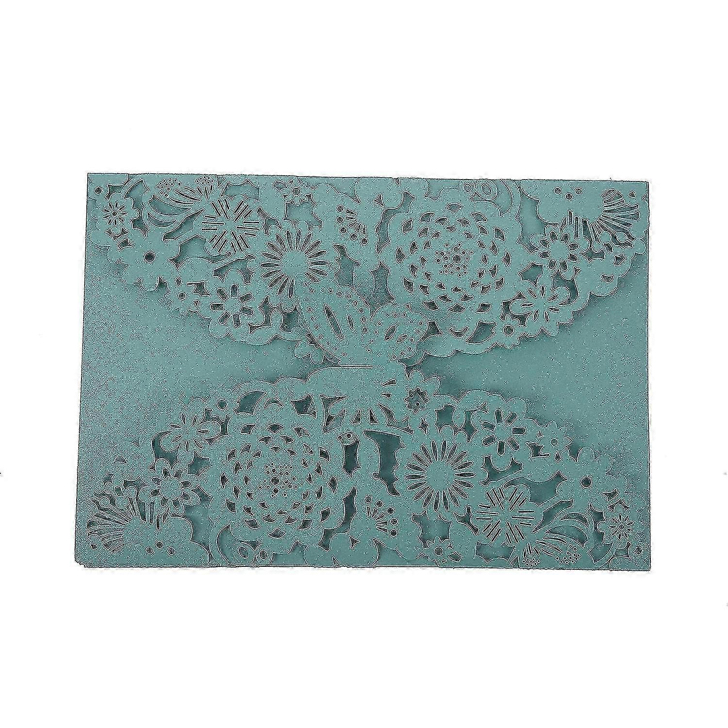 10pcs/set Delicate Carved Butterflies Romantic Wedding Party Invitation Card Envelope Invitations F CY