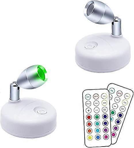Faretti LED a 13 colori, armadio di controllo remoto rgb wireless, angolo transfrontaliero regolabile, atmosfera regolabile, luce di presa a pressione, piccola notte