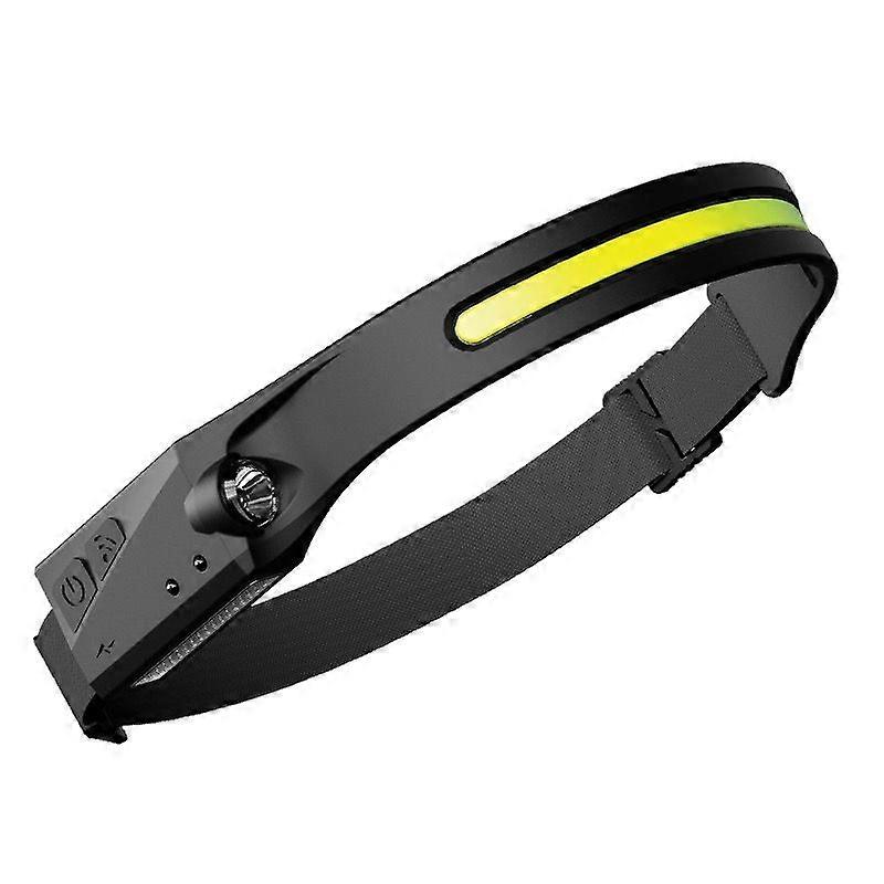 LED Induction Sauna Light, USB Rechargeable, Waterproof Work Torch with Spacer Battery for Outdoor Running