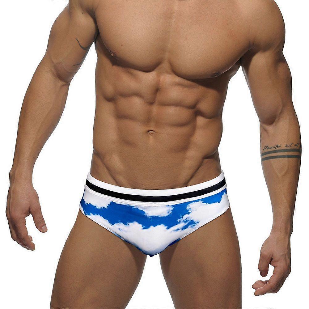 New Mens Swimwear Sexy Europe America Briefs Low Waist Bathing