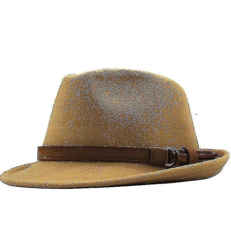 Nya ullkvinnor män Fedora hatt för vinterhösten