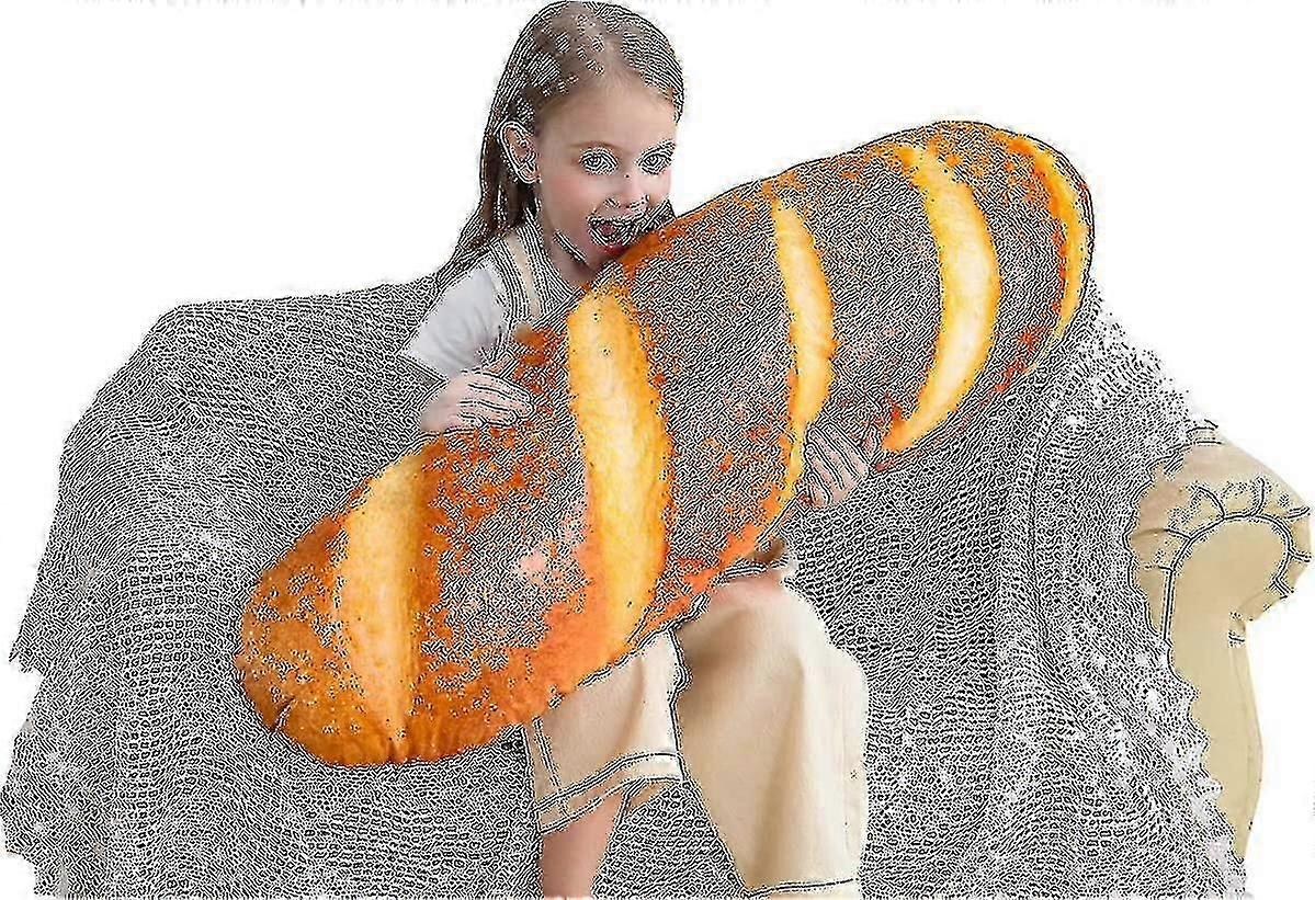 8 In 3d Simulation Bread Shape Pillow, Soft Lumbar Baguette Back Cushion, Funny Food Plush Stuffed Toy