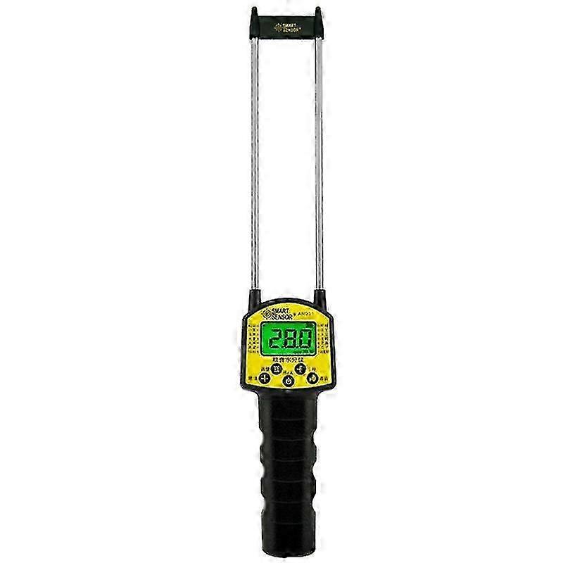 Grain Moisture Meter AR991 - Digital Moisture Tester with 0.1% Resolution & Backlit LCD for Agricultural Storage and Food Processing Use_MM2