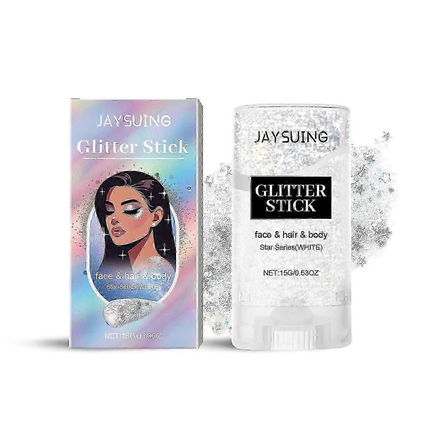 Jaysuing sequin flash stick party dance performance makeup makeup face body clavicle highlight shiny
