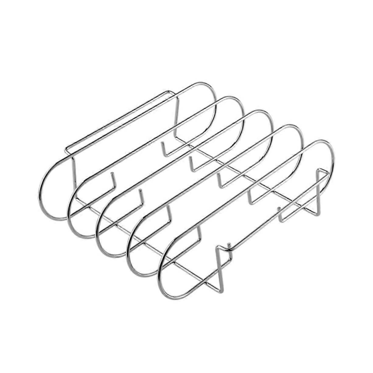 Grill tool for grilled frying pan, rib rack, stainless steel, portable grill