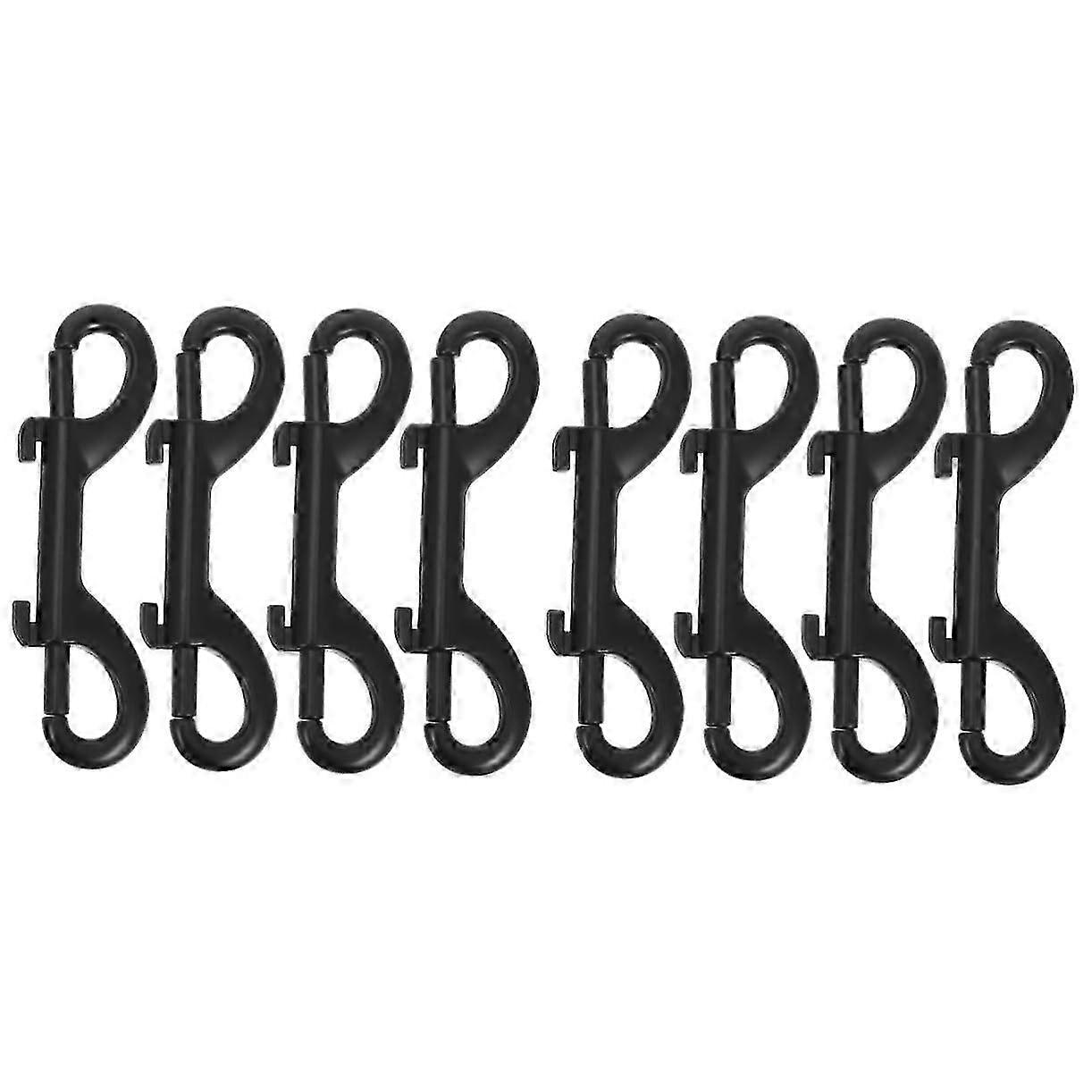 8 Pcs Bolt Snap Hooks for Dog Collar Belt Rope End Fixing Buckle Hardware