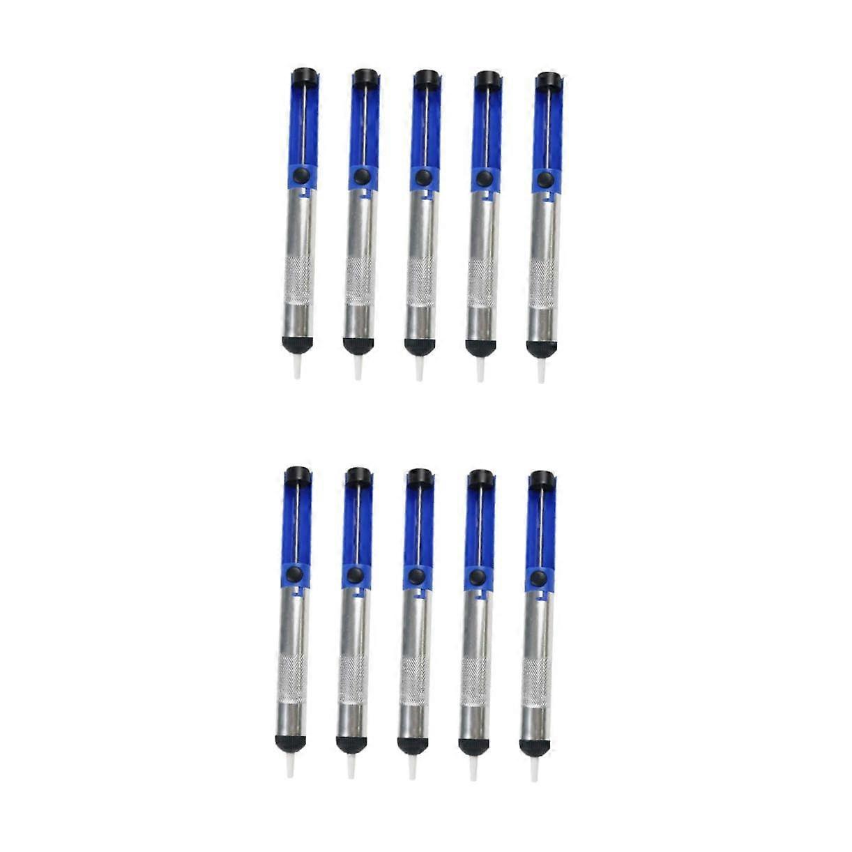 Soldering Solder Remover Vacuum Pump 2 Sets Portable Suction Cup Tin Extractor Aluminum Alloy Tool 5 Pieces
