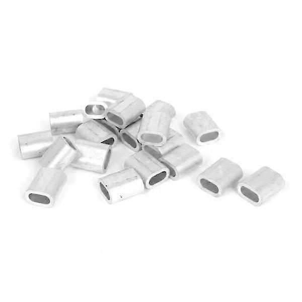 20 pcs Aluminum Clamp Wire Sleeves