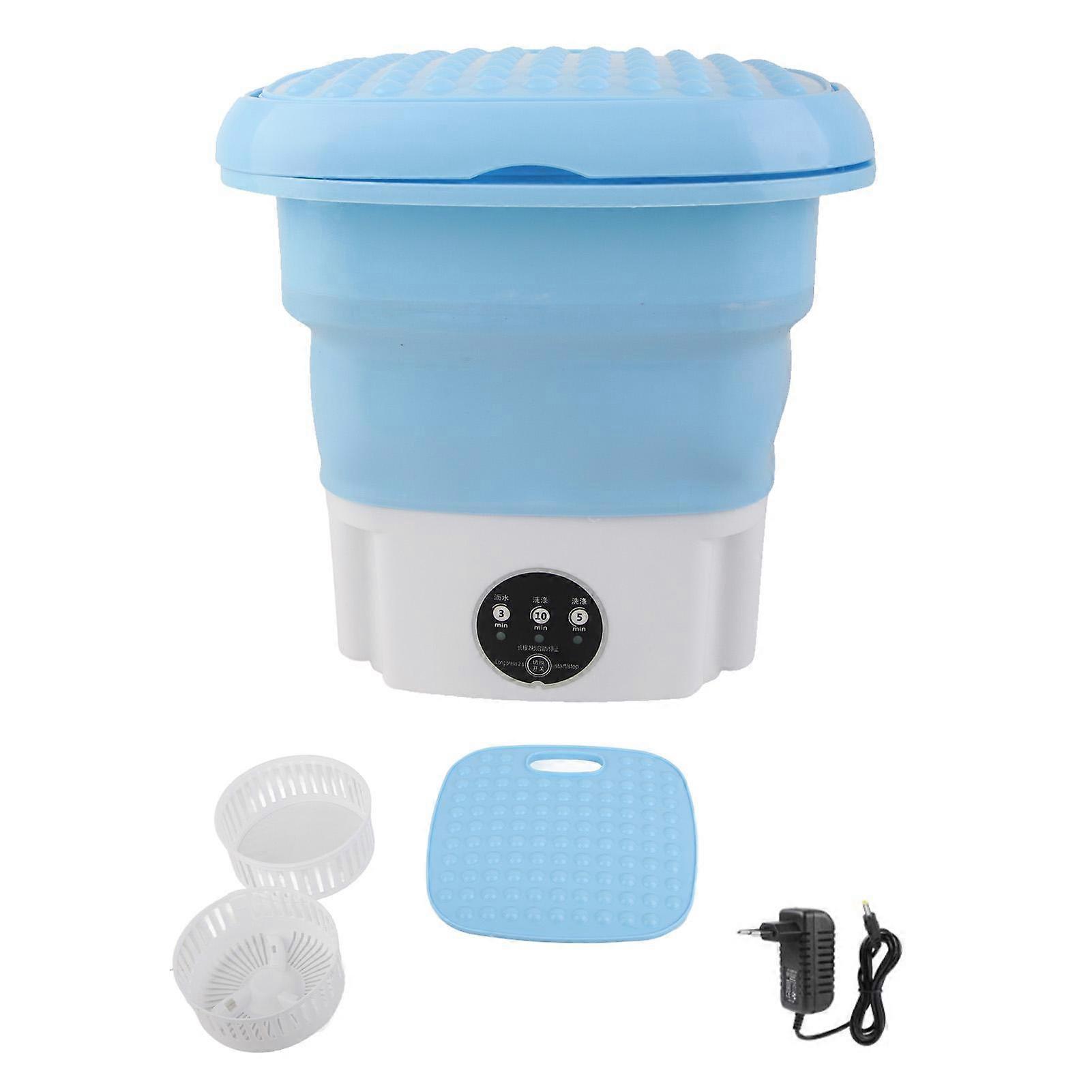 Portable Mini Washing Machine Folding Underwear Socks Washer for Student Dormitories Apartments