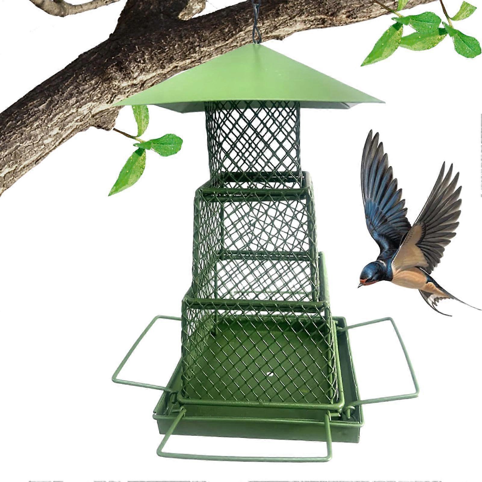 Birdhouse Sturdy bird feeder with large capacity for outdoor garden