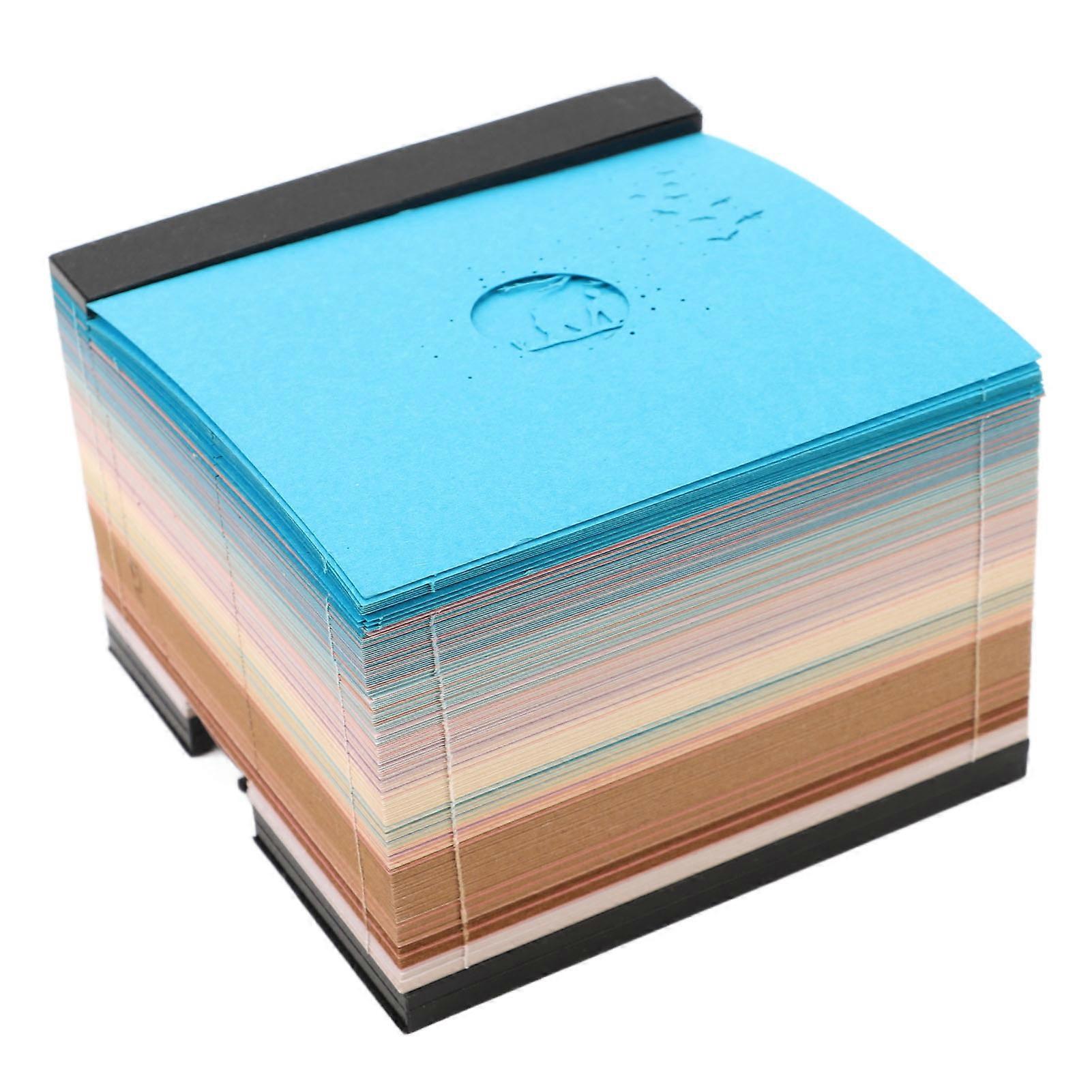 3D Memo Pad with Light Cute Sakura Tree House Decor 3D Paper Carving Art Notepad for Office Home Reading Room 