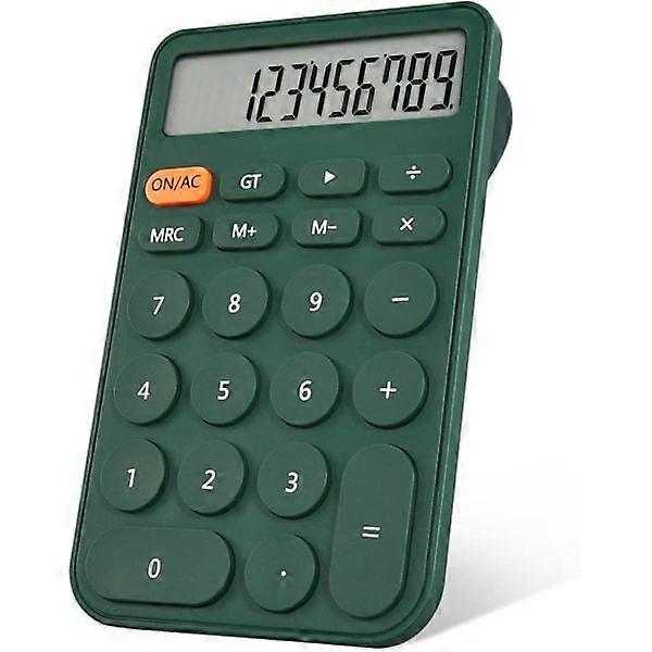 Desktop Calculator for Students, 12-Digit LCD Display, Basic Desktop Pocket Calculator for School, Office and Home