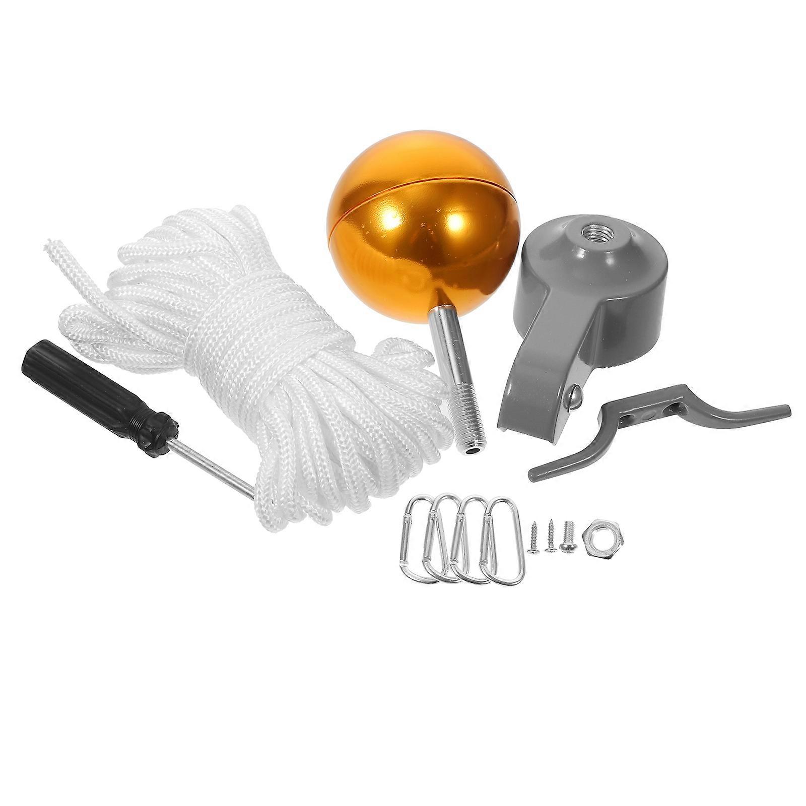 Complete Flagpole Repair Set, Includes All Necessary Parts, Supports Multiple Applications