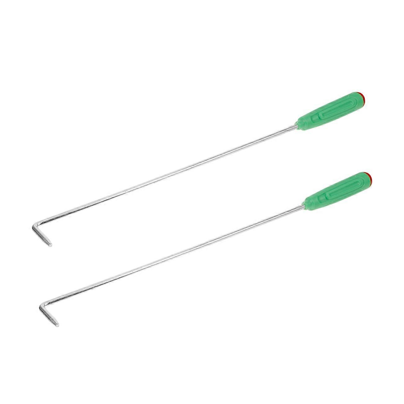 烤箱工具 门升降机 火坑扑克 壁炉 烤面包机 火坑扑克工具 户外火坑 长柄烤箱架钳 火钩 2件装