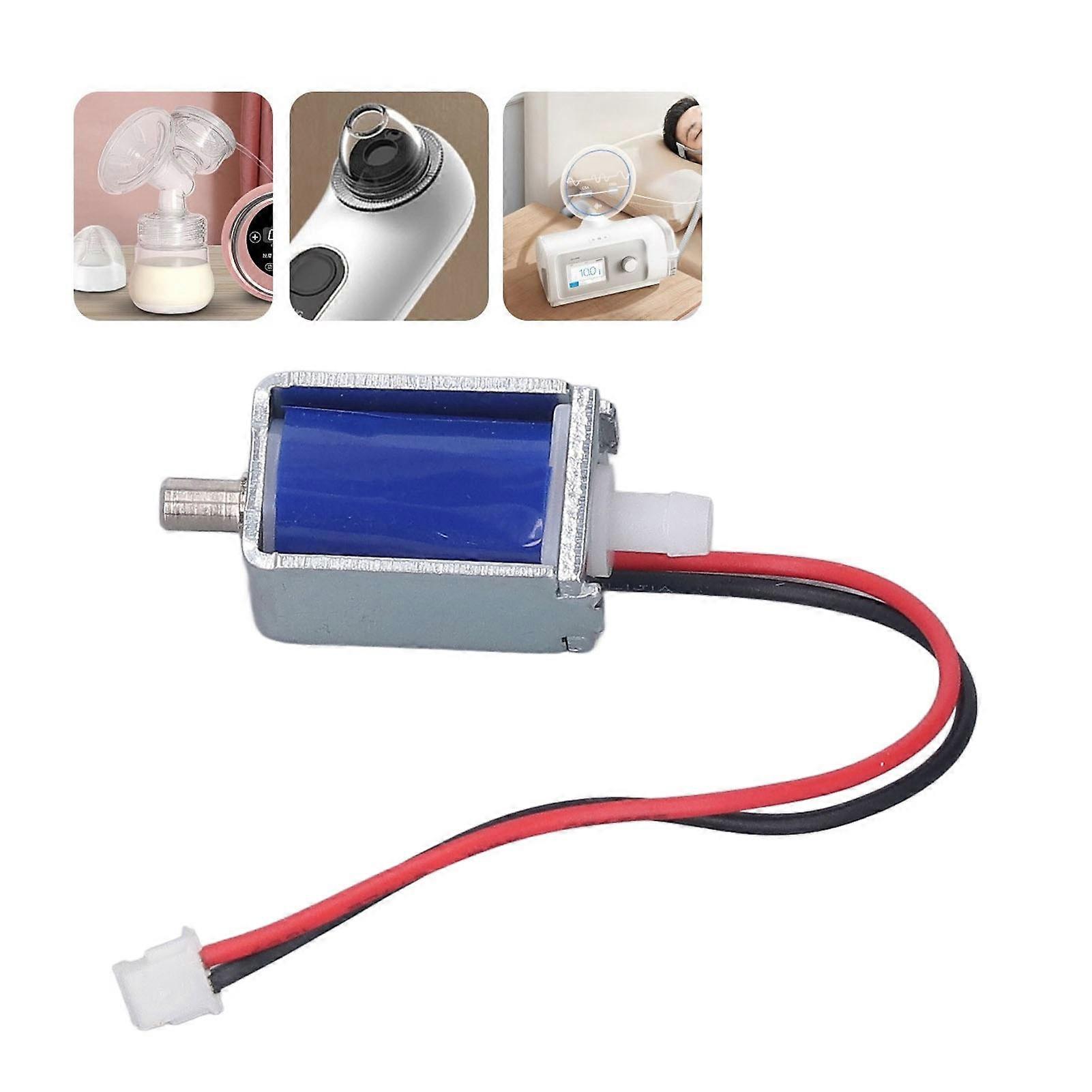 Mini Solenoid Valve 2 Position 2 Way Normally Open Controller Switch for Automatic Control DC 6V 240mA 1.44W 25Ω 