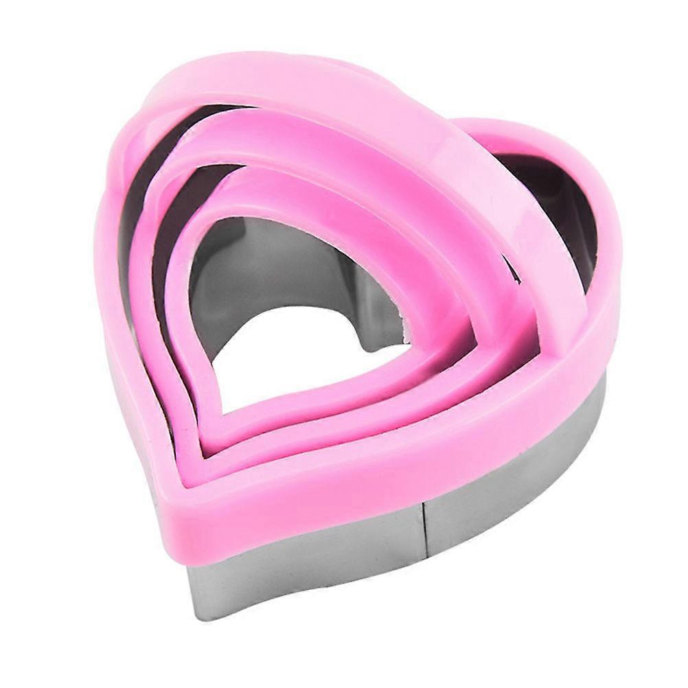 Biscuit Mould Cookie Mould Baking Tool For Diy Lovers Heart Shape 2Sets