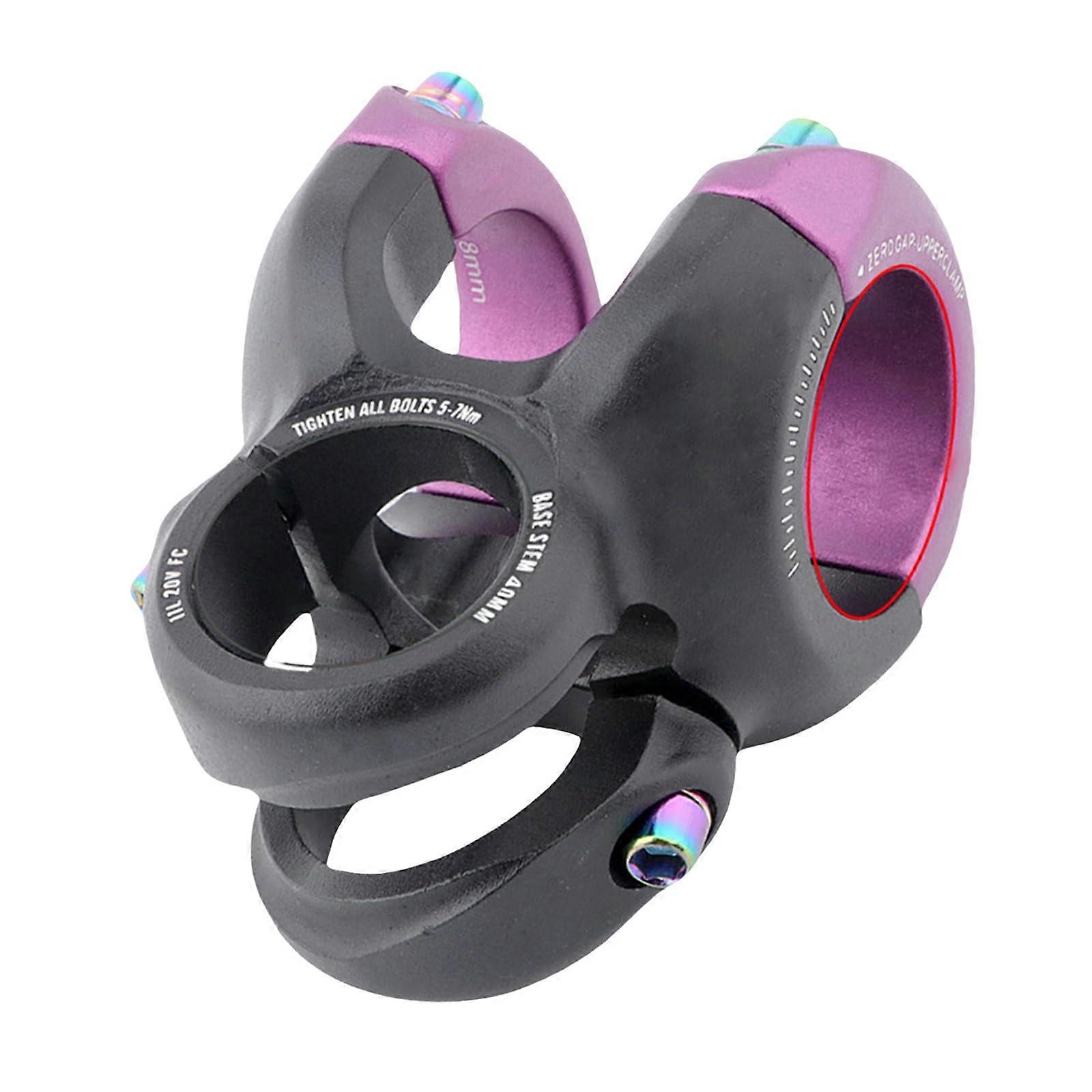 Aluminum Alloy Short Handlebar Stem, High Strength 31.8mm for Mountain and Road Bikes, Durable Bicycle Accessory