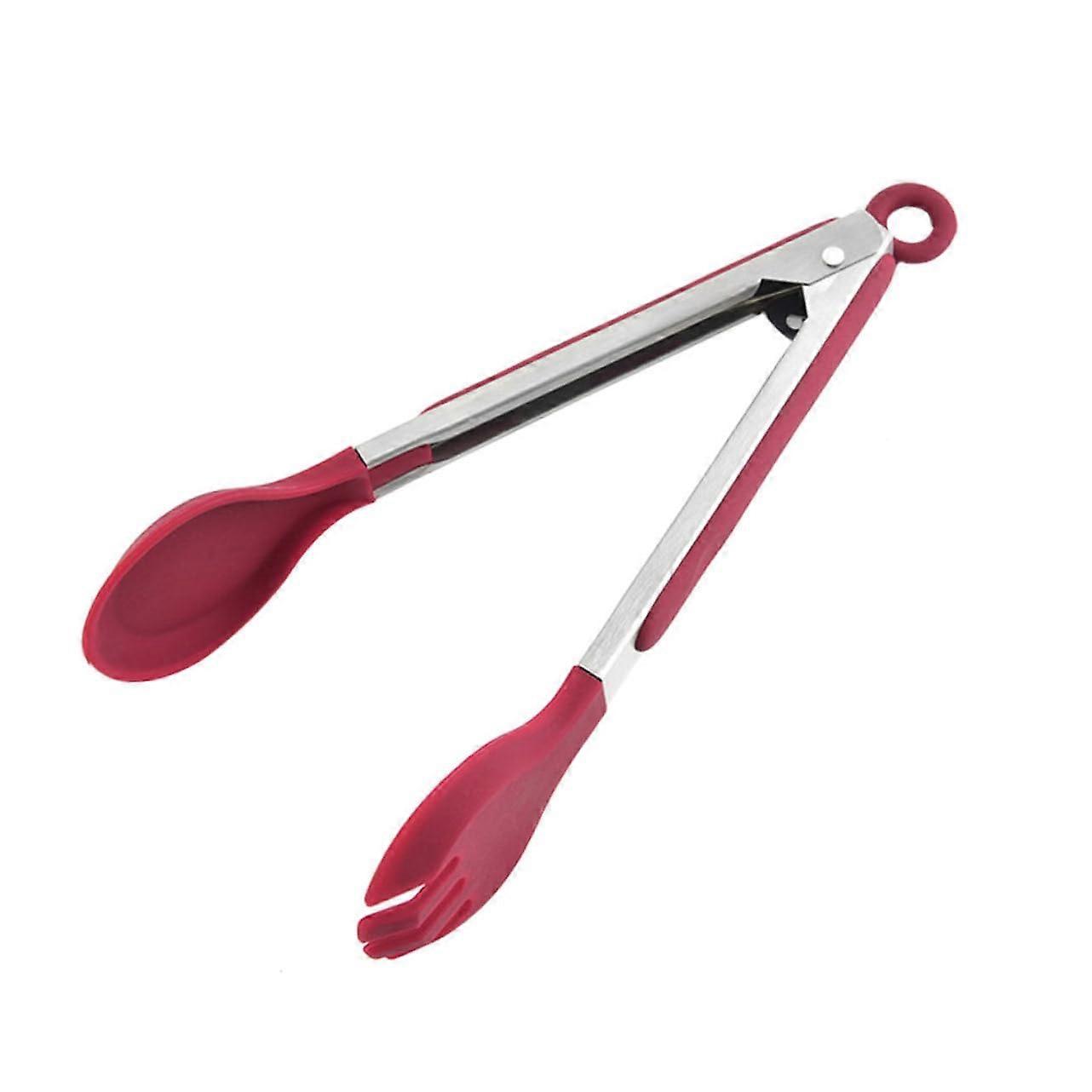 Multi-Purpose Food Clip Kitchen With Lock For Cooking Grilling Baking Adjustable Size Heat Resistant Material