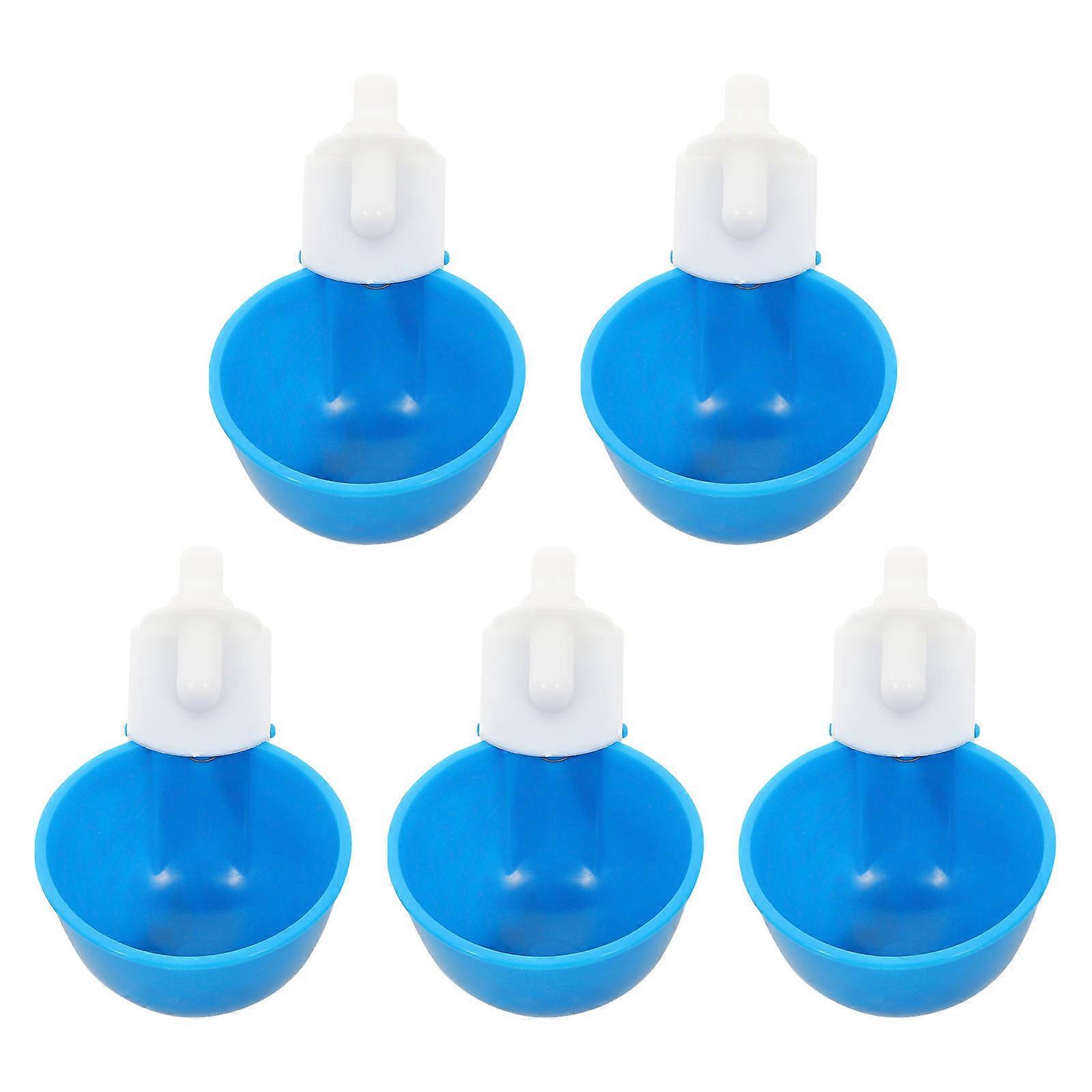 Automatic Chicken Water Cup Drinking Device for Chicken Water Control Valve Sturdy Design Parrots 5Pack