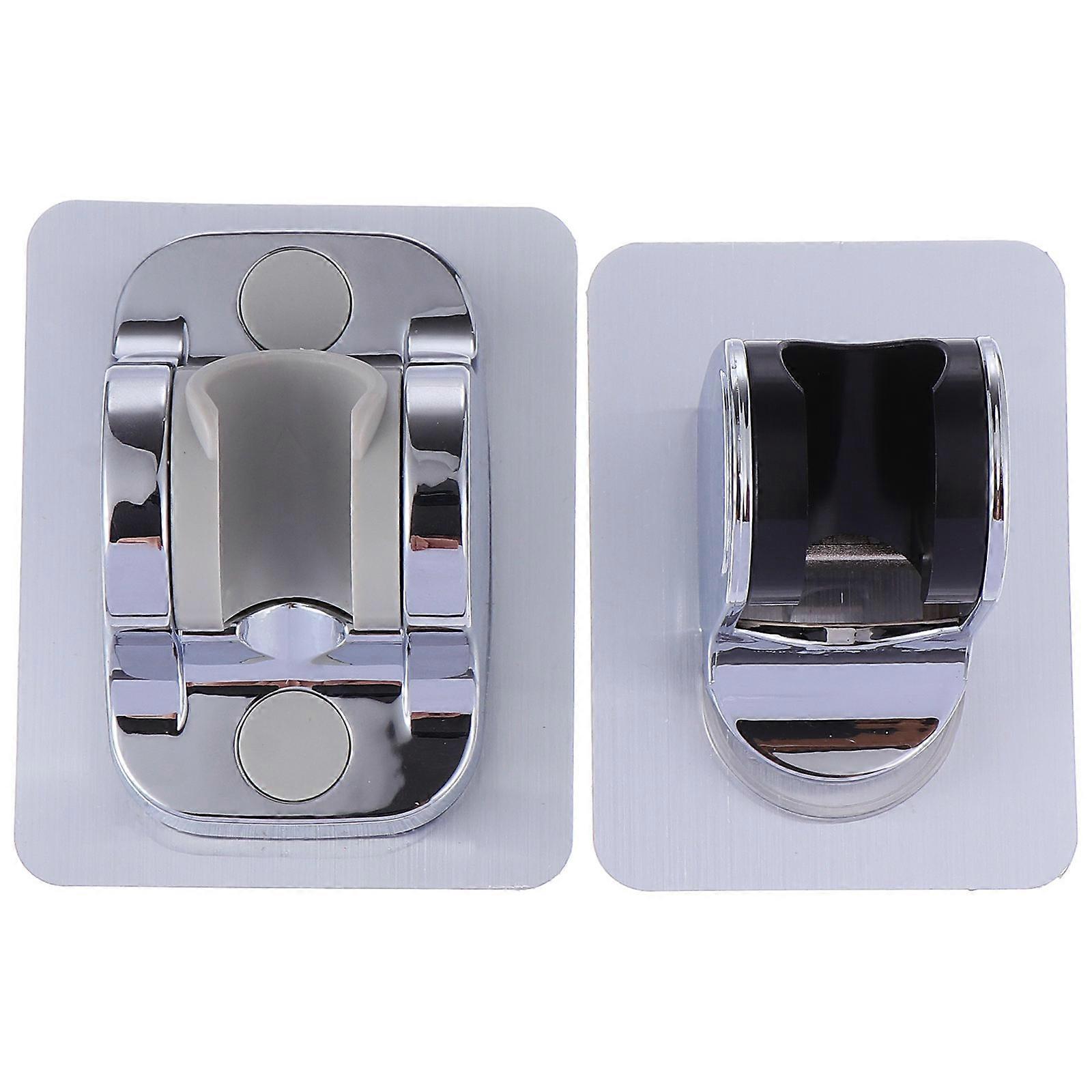 Showerhead Support Bracket Useful Bathroom Shower Head Bracket Hotel Bathroom Assorted Color 10X8cm Waterproof 2Pcs