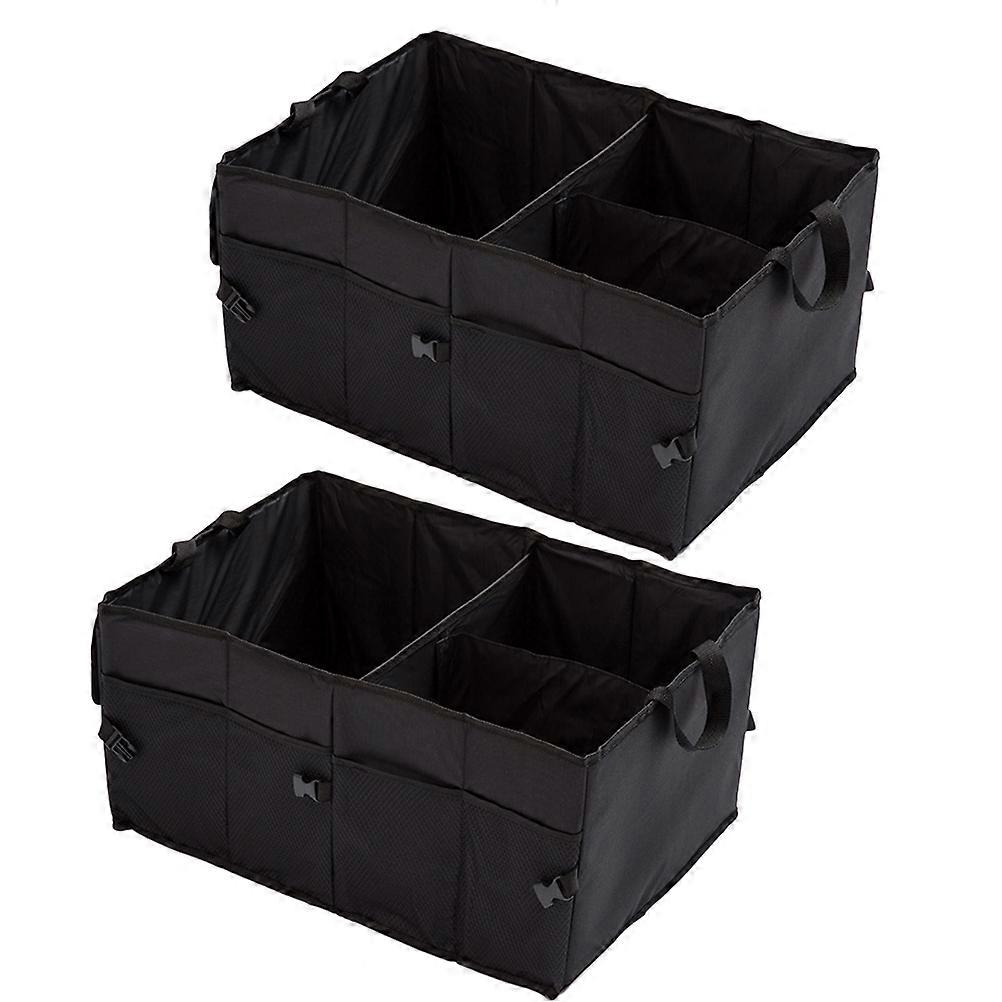 Multifunctional Portable Car Storage Box Organizer for Groceries, Emergency Gear, and More – Durable and for Vehicle Use