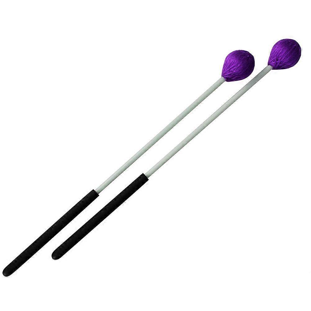 Marimba Mallets Percussion Mallets For Marimba Rhythm Training Round Shape Wood Handle Beginners 1 Pair