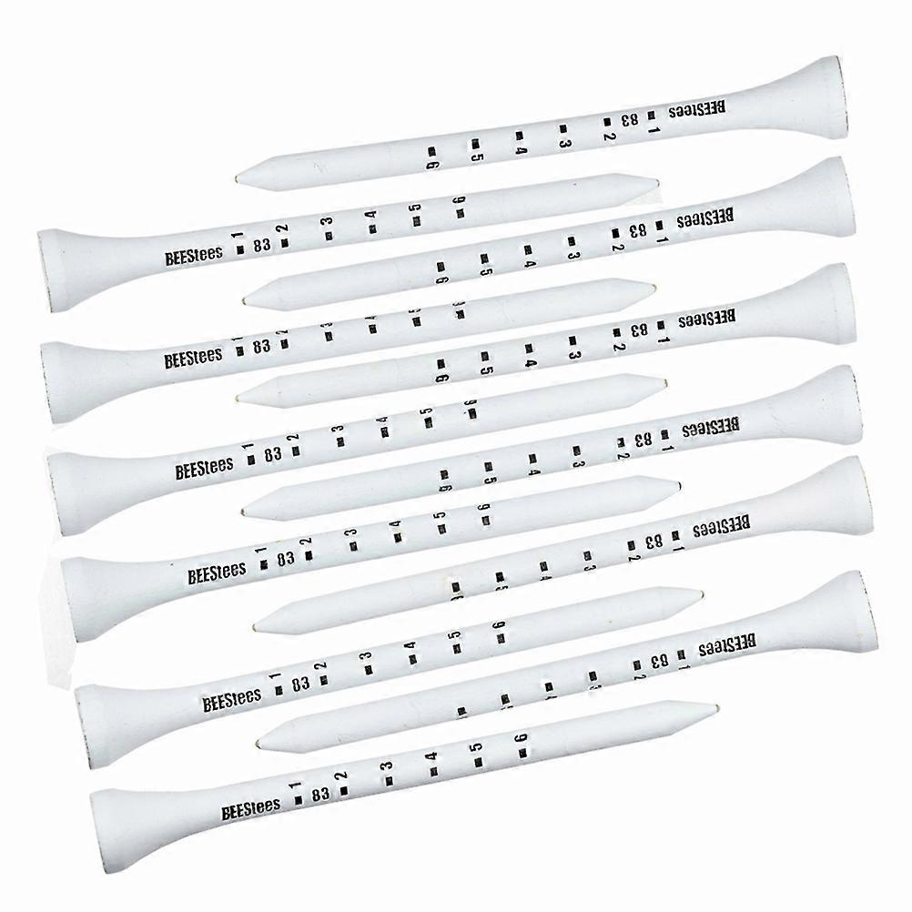 Golf Essentials Wooden Scale Ball Support Golf Practice Round Ergonomic Design 50Pcs