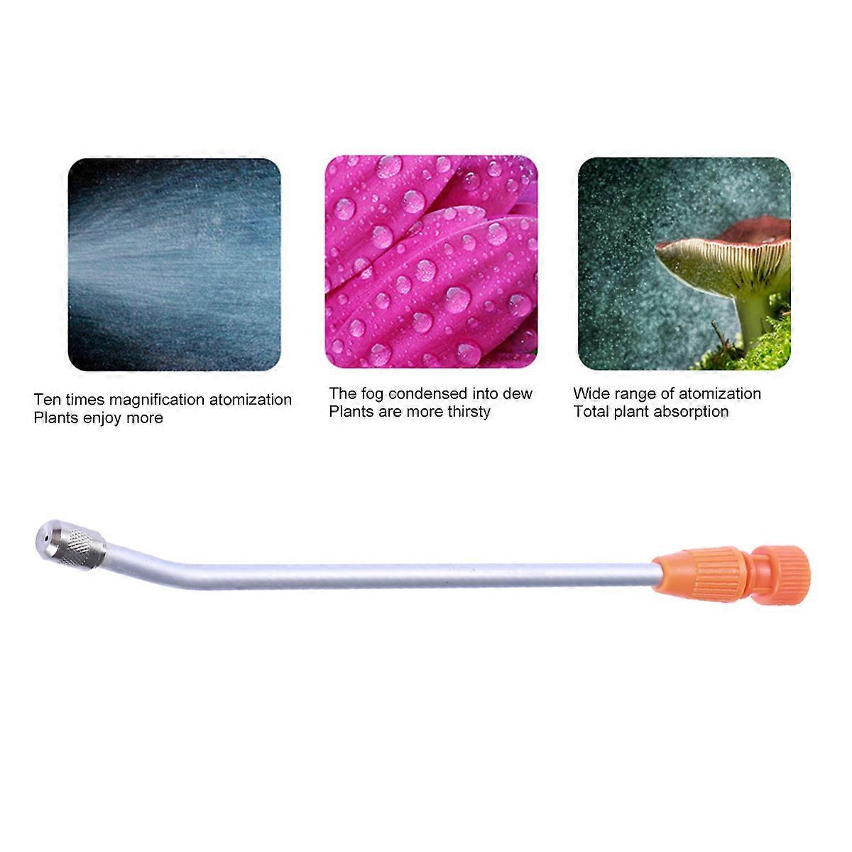 Spray Cans Extension Pole Adapter Stainless Steel 26.00X2.00X2.00cm Extending Nozzle for Watering Plants 1Pack