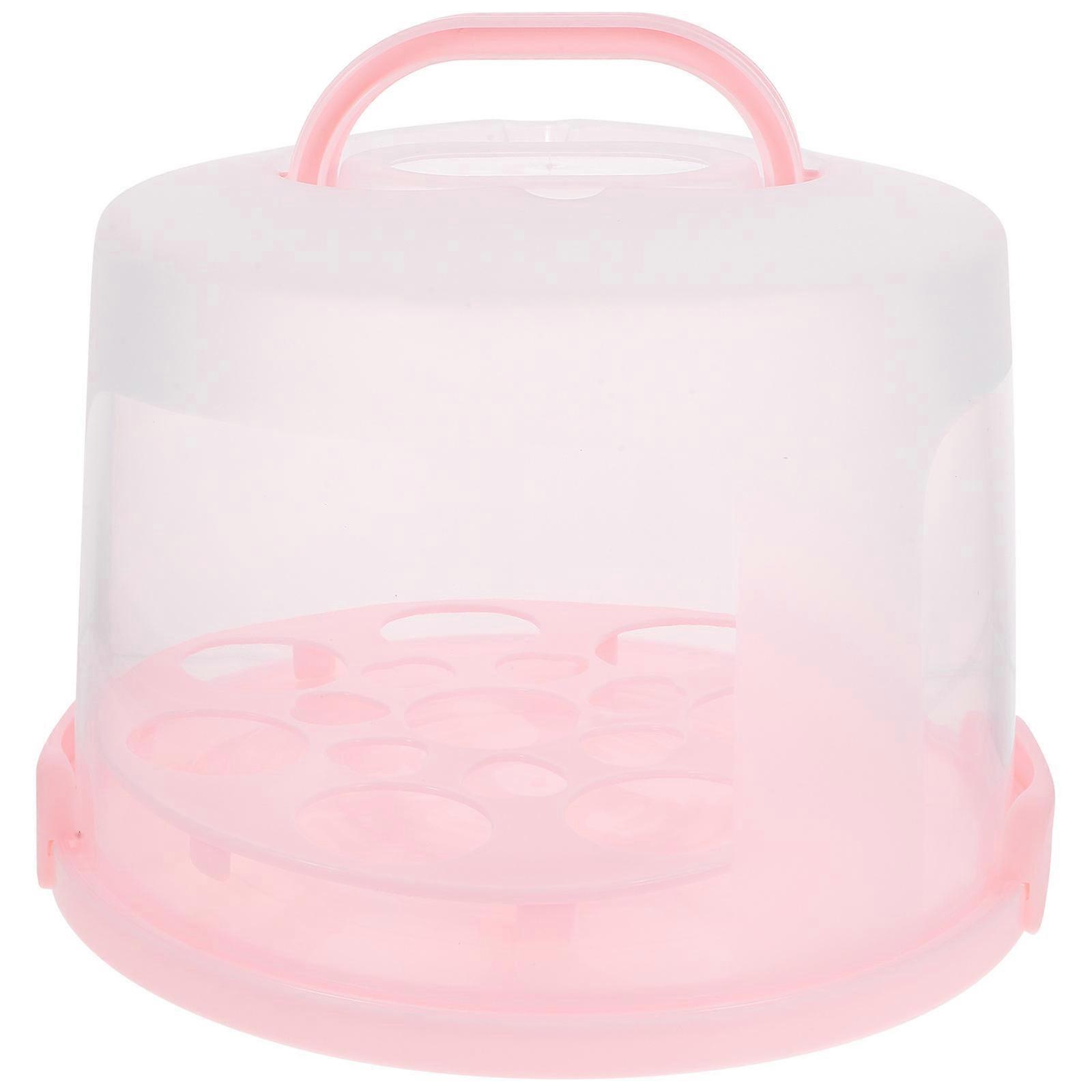 Cake Carrier Transport Reusable Cake Box For Cakes And Pastries 11.79X11.79X7.86In 1Pack