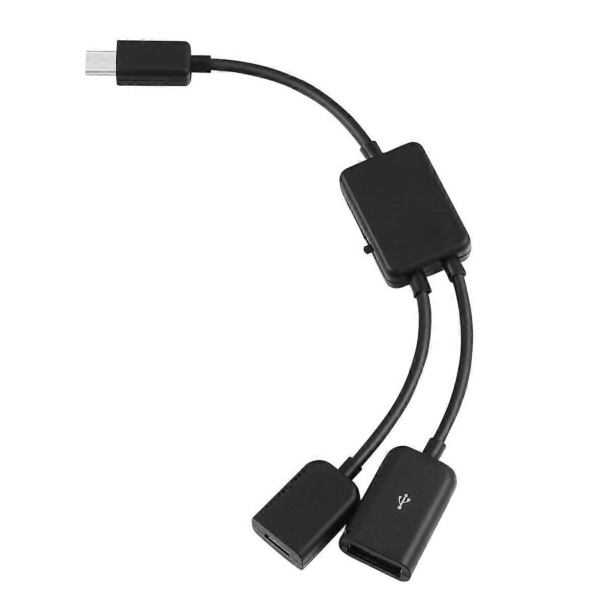 Otg Cable Adapter Hemobllo OTG Host Cable for Tablet Data Transfer ABS 1Pack