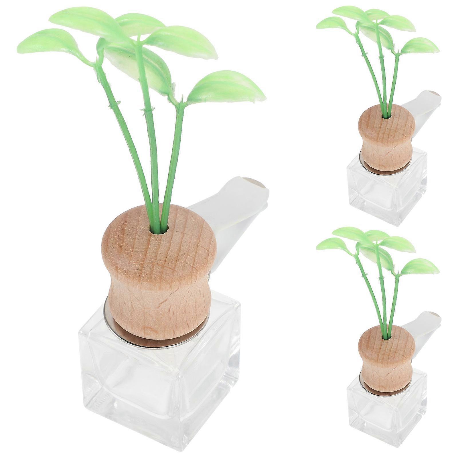 Car Vent Diffuser Bottle Car Air Freshener Bottle Essential Oil Diffuser Assorted Color 6ML 3Pcs