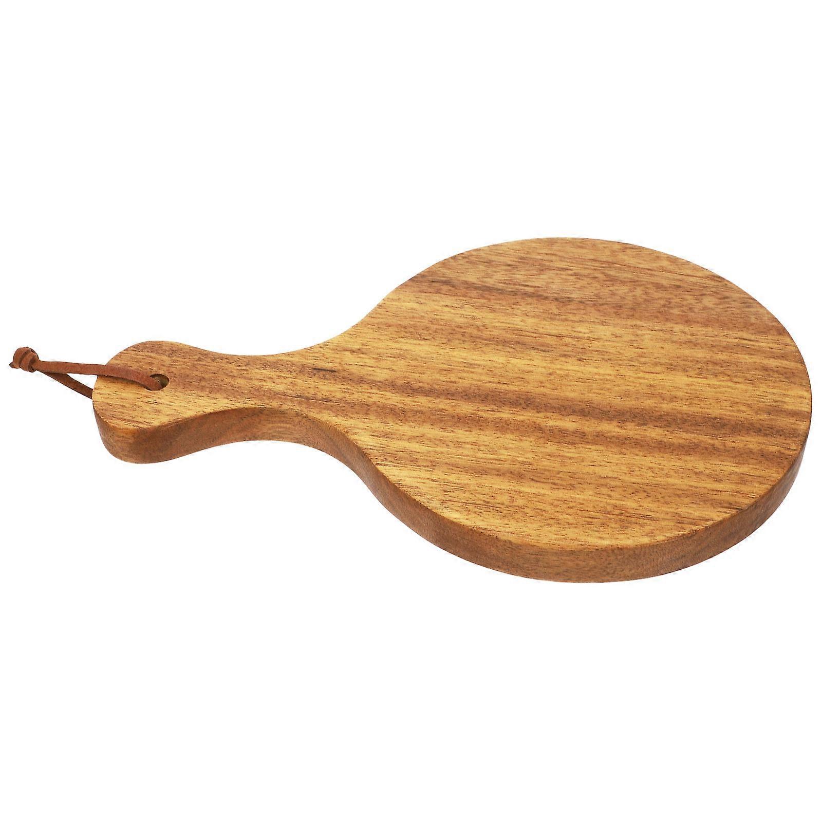 Western Style Wooden Pizza Tray Home Decoration Rectangular 28X18X2CM Food Serving 1Pack