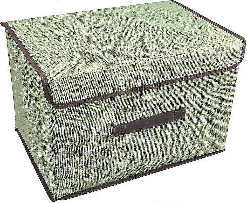 3 pieces storage boxes with lids, storage boxes - foldable storage boxes for closets, plastic window