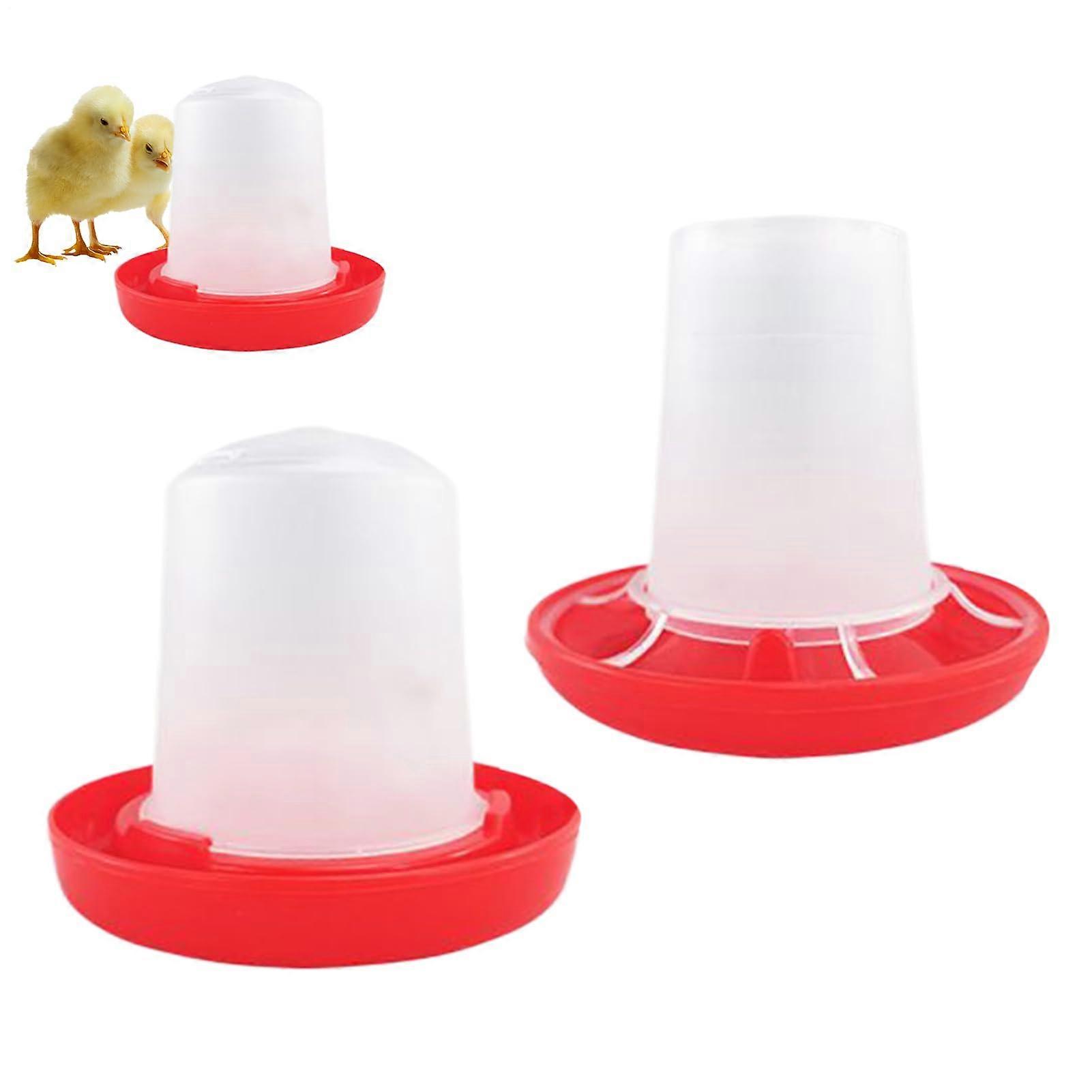 Chicken Feeder And Waterer Set For Backyard Poultry Coop Durable Home Farm Use