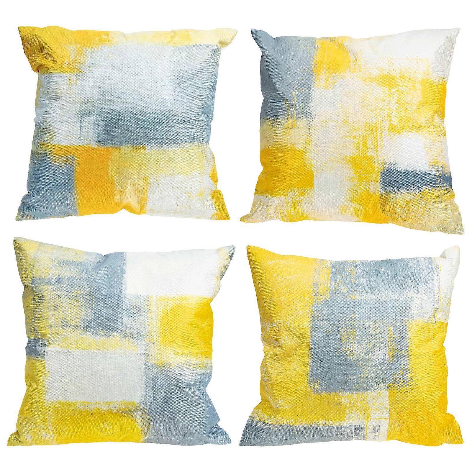 Square Pillow Covers European Decorative Indoor Use 45x45cm Washable